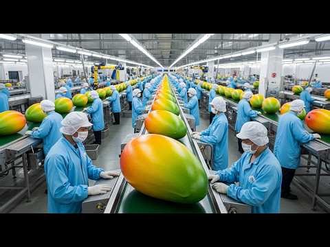 Inside a Dried Mango Factory – Preserving Exotic Fruit for Global Export (Full Process)