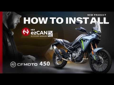 Installing an ezCAN Pure On A CFMOTO 450... | Step By Step Tutorial