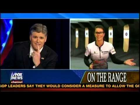Jessie Duff, World Champion Shooter, demonstration on Hannity