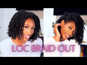Loc Braid Out | No Retwist Required | Tiana Alexandra