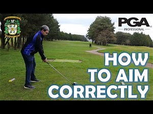 The SIMPLE Secret to aiming the club correctly EVERYTIME for straighter shots