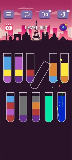 water sort puzzle level 623 guru #games