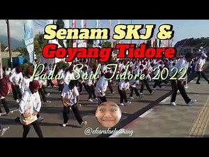 Senam SKJ pada Sail Tidore 2022 (full version morning exercise on tugulufa beach)