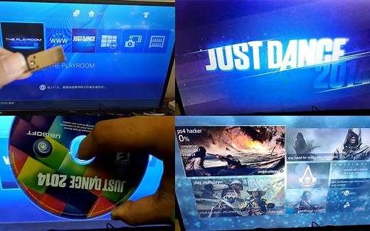 PLAYSTATION共研社 运行第三个PS4破解游戏（需要其他游戏光盘引导）