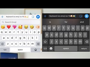 KEYBOARD IPHONE EMOJI IOS 16 FOR ANDROID