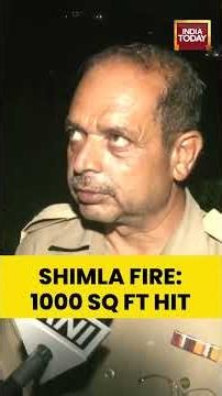 Massive Shimla Forest Fire Spreads Across 1000 Sq Ft | #shimla #forestfire #shimlanews #fire