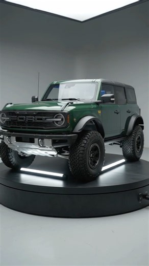 Building a Ford Bronco Raptor From Scratch 💚🔥. #carbuild #aigenerated #satisfying #makebot
