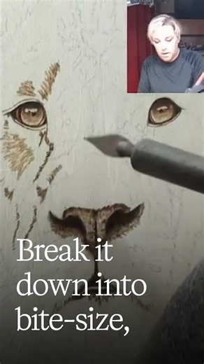 This Wood Burning Trick Changes Everything #art #technique #woodburning