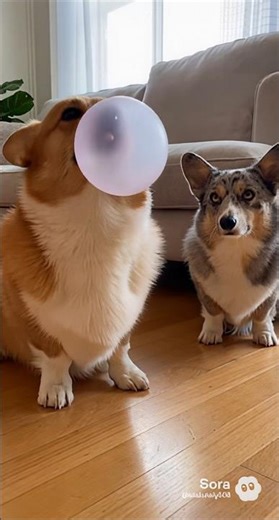 Corgis fight (ai)