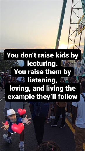 You don’t raise kids by lecturing. 💖 Listening, understanding, showing love, and setting a good example are key! ✨ #Kids #Parenting #Love | Sir'Royce Briales