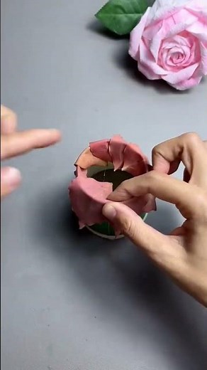 How to Make a Paper Rose 🌹 | Step-by-Step Flower Craft Idea