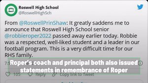 Georgia HS quarterback Robbie Roper dead at 18 from surgery complications