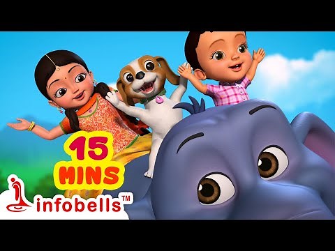 Hathi Raja Kahan Chale & much more | Hindi Rhymes & Balgeet | Infobells