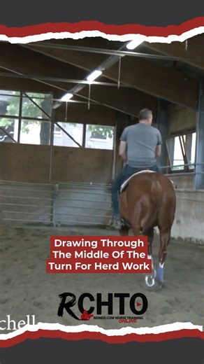 Teaching a horse to draw through the middle of the turn is one of the most challenging—and most important—skills in herd work. In this preview, NCHA Hall of Fame trainer John Mitchell simplifies the process, showing how proper draw helps slow the cow, improves position, and gives you options up, away, or across the cow. Videoed at a clinic in Fanano, Italy, John explains how to fix a horse that gets too forward in the turn, why corrections should be subtle, and how to keep the horse free and flo
