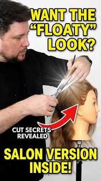 Is this the easiest way to cut face-framing layers? 🤔 #haircut #hairtransformation #shorts