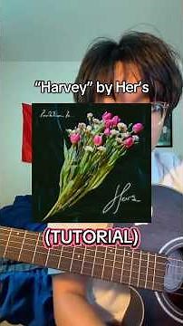 TUTORIAL | “Harvey” by Her’s #harvey #hers #invitationtohers #guitartutorial #guitartok