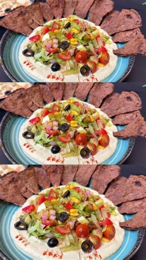 Hummus & Nachos Recipe | Easy, Healthy & Delicious Snack #shorts