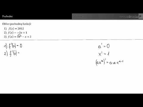 Calculate the derivative of a function - task 1