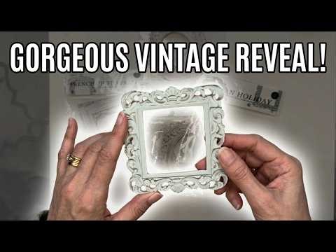 Unboxing Vintage Scrapbook Frames - My First Impressions