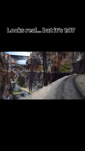 🚂 Cab view vibes! Looks real, right? 👀 Where would you go if this train kept rolling? #modeltrain #modelrailway #trainset #modeltrains #railfan #miniatureworld #cabview #hoscale #trainvideo #modelrailroading #modelrailroad #trains #railway #diorama #hobby | Wunderland