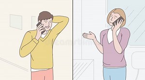 Two People Talking Phone Stock Illustrations – 805 Two People Talking Phone Stock Illustrations, Vectors & Clipart - Dreamstime