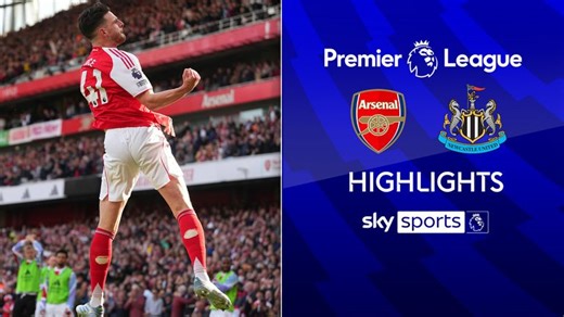 Arsenal 1-0 Newcastle: Declan Rice's stunning strike clinches Champions League qualification for Gunners