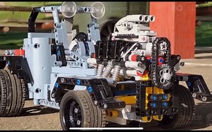 乐高moc RC Dragster拖拉机试跑