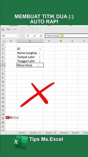 How to make colons automatically neat #excel #tutorial #exceltips #spreadsheet #exceltutorial #mi...