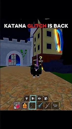 They Couldn't Patch It: Katana Glitch is BACK! #bloxfruits #roblox #viral