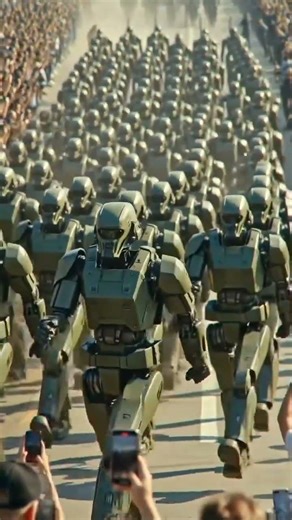 Robot army parade 💥💫🥵