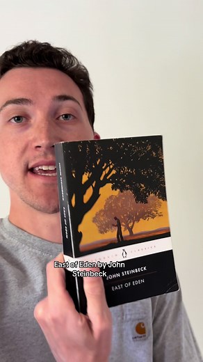 Thou mayest read one of the greatest American novels ever written: East of Eden by John Steinbeck. #booktok #bookrecommendations #eastofeden #johnsteinbeck