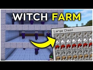 The EASIEST Witch Farm in Minecraft Java 1.21.5 (Tutorial)