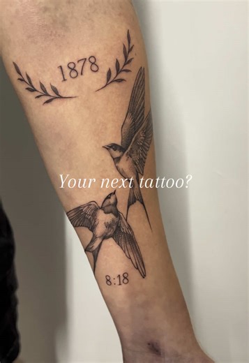 Swallow Tattoo Ideas by Norfolk Tattoo Artist
