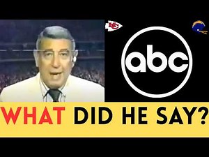 The DUMBEST Broadcast of Howard Cosell's CAREER | Chargers @ Chiefs (1983)