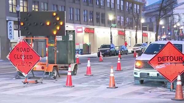 Potential road collapse closes part of 14th Street NW in DC