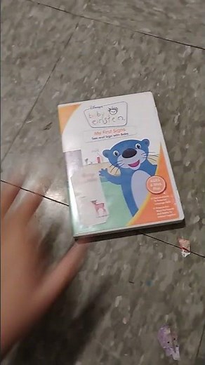 baby Einstein my first signs DVD open