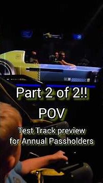 New Test Track ride at EPCOT in disney! 2025 version. first day of previews. part 2. dont miss POV