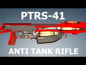 How a PTRS-41 Anti Tank Rifle Works
