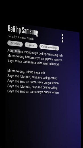 Beli HP Samsung >>> . . . #music #song #lyric #viral #foryou