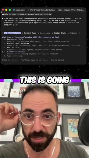 Building a Website Builder with AI #shorts