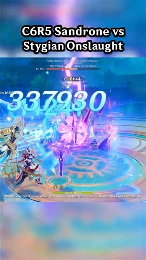 C6 Sandrone vs New Stygian Boss #genshinimpact #Sandrone #genshin #hoyocreators