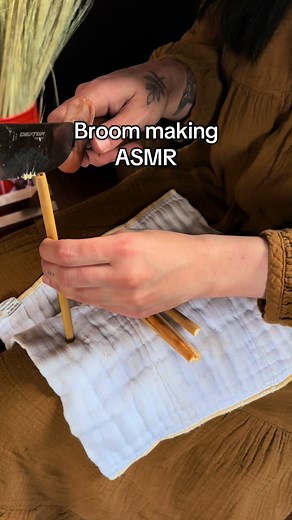 Handmade Broom ASMR: Crafting & Whimsical Sounds