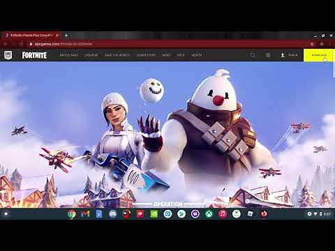 How to get the Epic Games launcher on chromebook