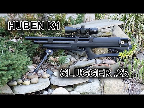 HUBEN K1 .25 cal AVS slugs 75 and 100 YARDS