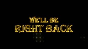 Well Be Right Back Looping Animation Stock Footage Video (100% Royalty-free) 3691827701 | Shutterstock