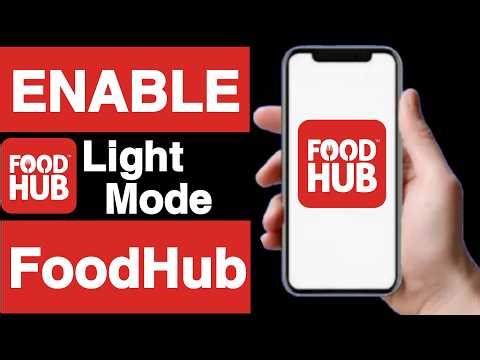 How to enable light mode on foodhub account||Enable light theme on foodhub account||Unique tech 55