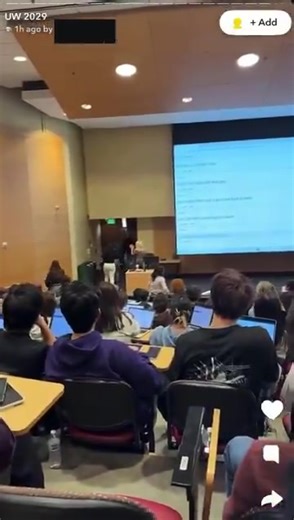 The entire Psych 210 class at University of Washington chased and detained a loser, who stormed into their classroom throwing nazi salutes, yelled "heil hitler," and called everyone "[r-slur] degenerates." I love the lady that chases him down. 😂 | Conover Kennard