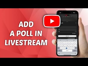 How to Add Poll in YouTube Live Stream