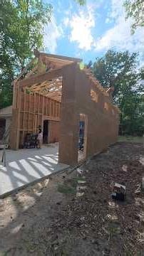 Building my dream garage part 3 #diy #construction #diyprojects