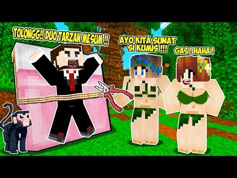 KISAHKU DICIDUK DUO TARZAN SEKSI YANG GILA DIDALAM HUTAN AMAZON PALING ANGKER MINECRAFT !!!